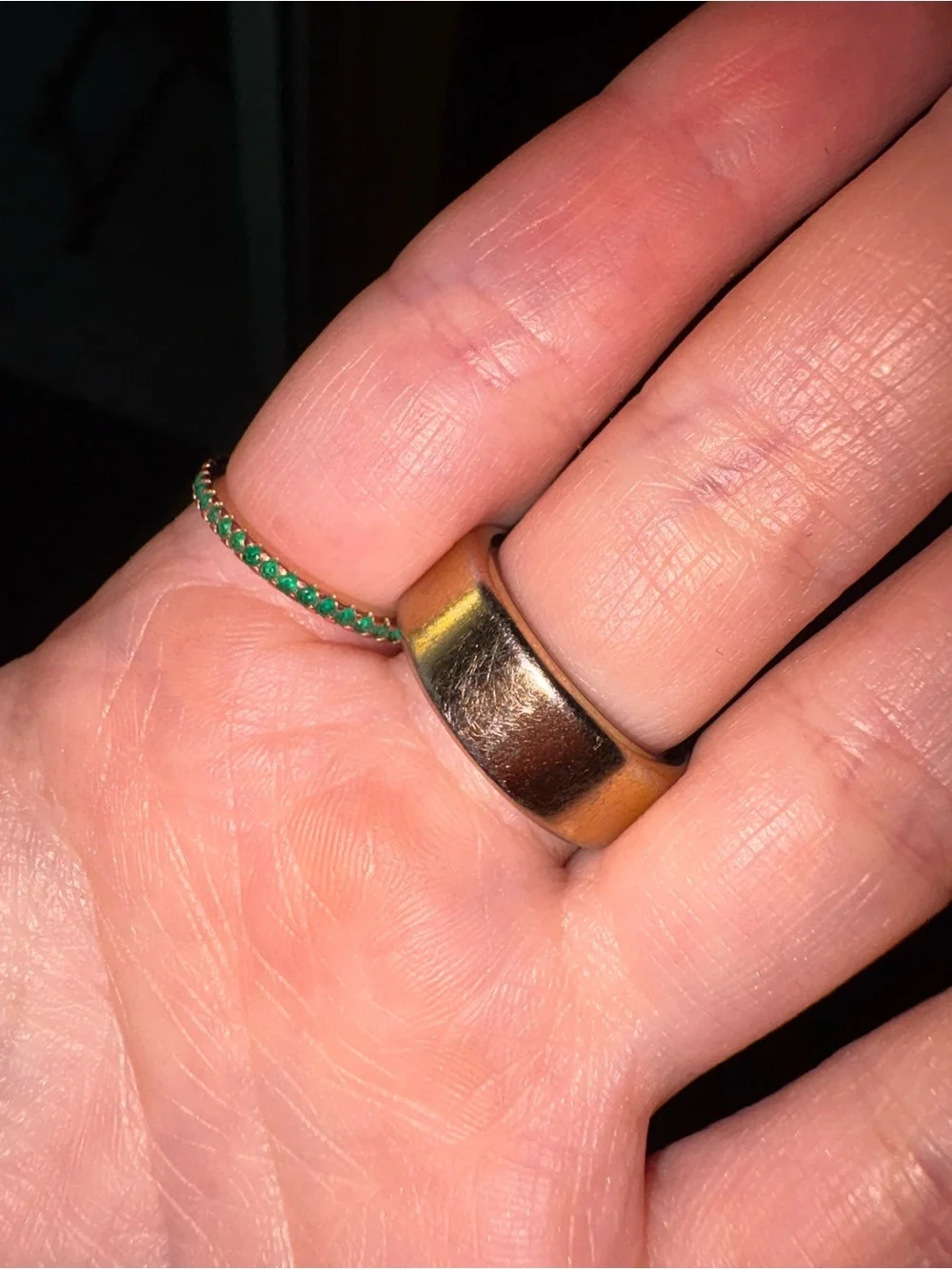 Oura Ring Gen3 Smart Ring — Polished Gold Finish